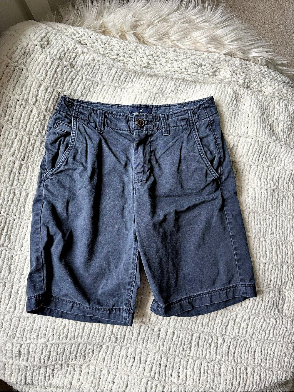 American Eagle Outfitters Classic Men's Shorts Blue Waist 26